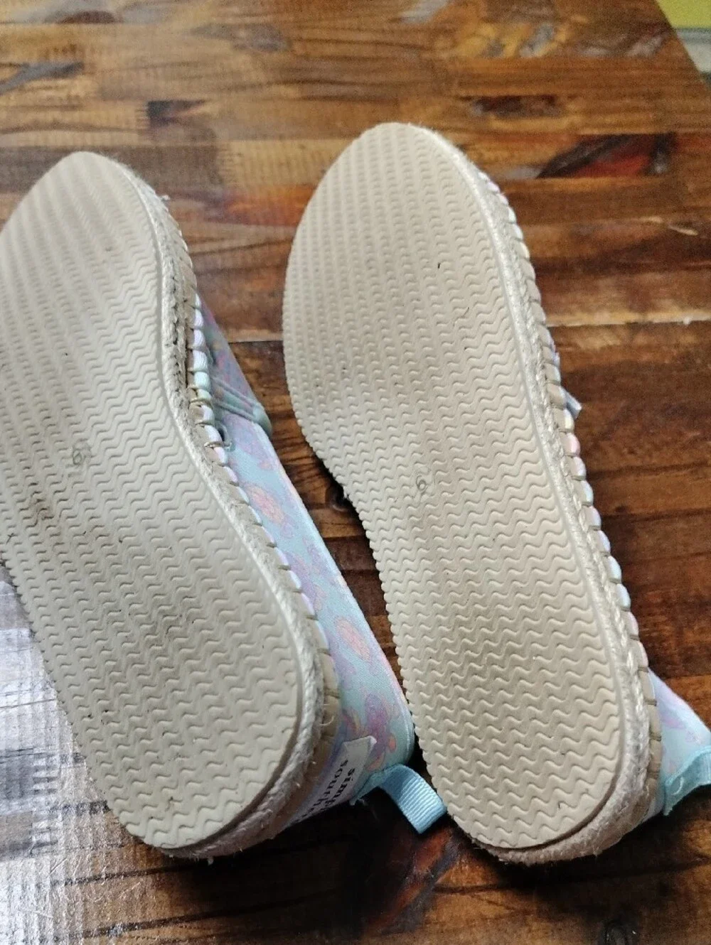 Pastel Turtle Print Simply Southern Slip-Ons - Women